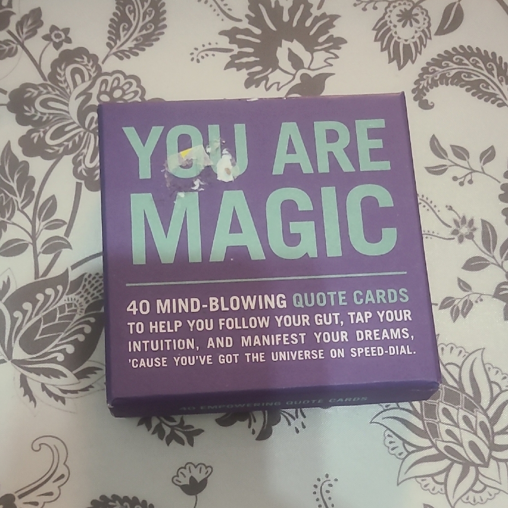 Kohl's Green and Purple Quote Card Set